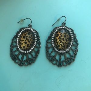 Leopard Print Earrings
